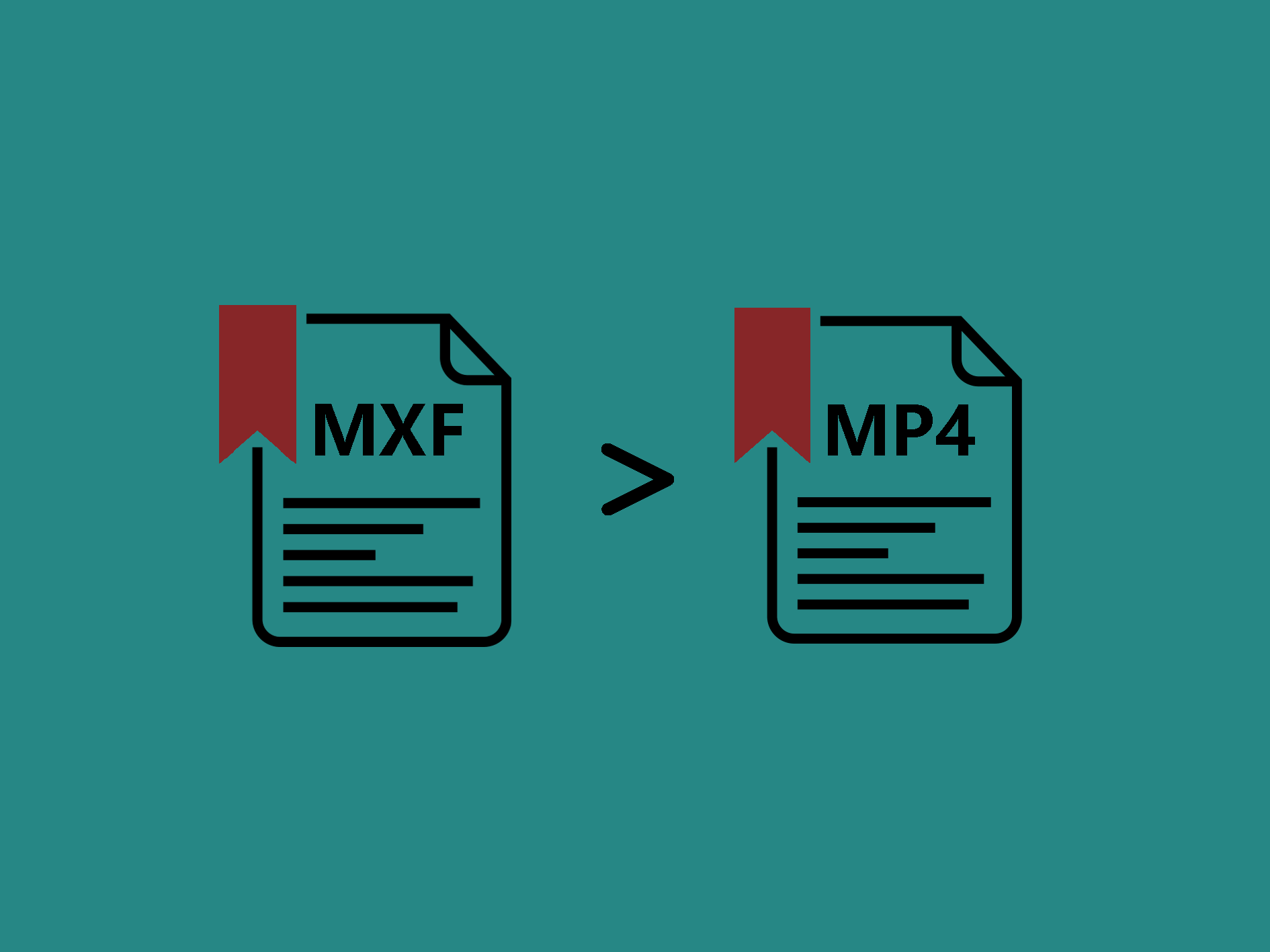 MXFをMP4に変換する