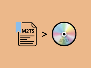 M2TS動画をDVDに変換する